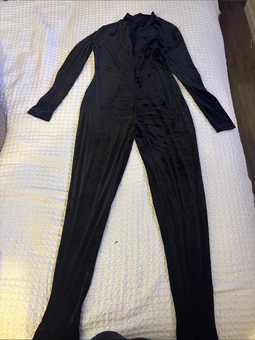 Source Unknown Black Long-Sleeve Jumpsuit Romper